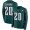 Nike Eagles 20 Brian Dawkins Midnight Green Team Color Men's Stitched NFL Limited Therma Long Sleeve Jersey