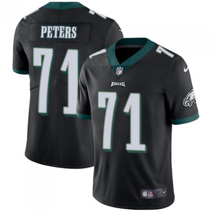 Youth Nike Philadelphia Eagles #71 Jason Peters Black Alternate Stitched NFL Vapor Untouchable Limited Jersey