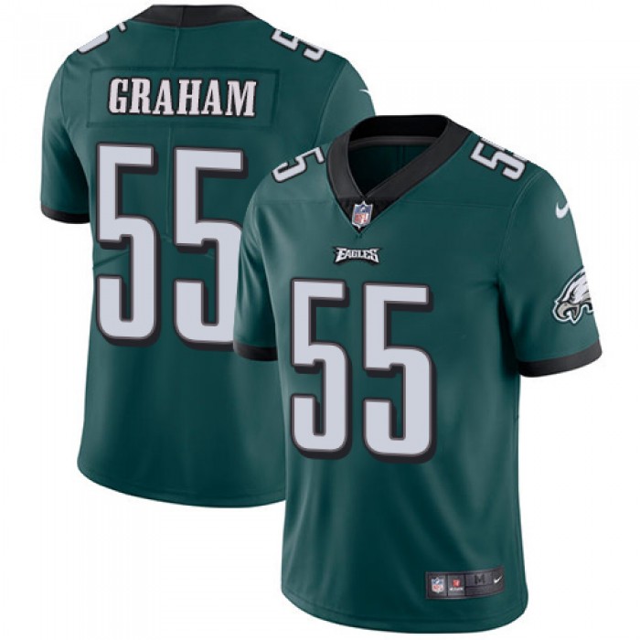 Youth Nike Philadelphia Eagles #55 Brandon Graham Midnight Green Team Color Stitched NFL Vapor Untouchable Limited Jersey