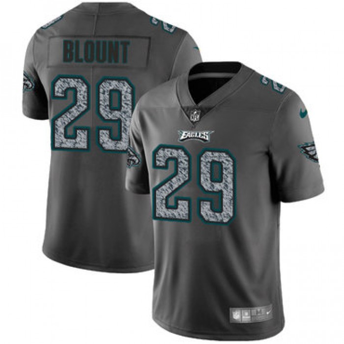 Youth Nike Philadelphia Eagles #29 LeGarrette Blount Gray Static Stitched NFL Vapor Untouchable Limited Jersey
