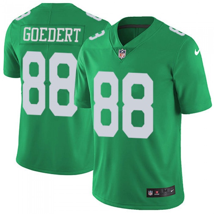 Nike Philadelphia Eagles #88 Dallas Goedert Green Stitched NFL Limited Rush Jersey