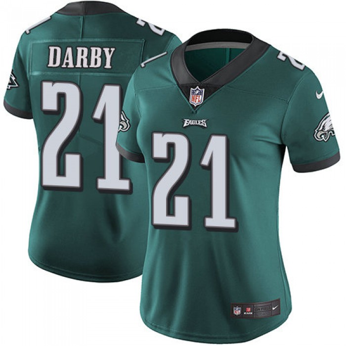 Nike Eagles #21 Ronald Darby Midnight Green Team Color Women's Stitched NFL Vapor Untouchable Limited Jersey