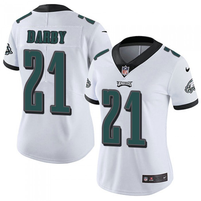 Nike Eagles #21 Ronald Darby White Women's Stitched NFL Vapor Untouchable Limited Jersey