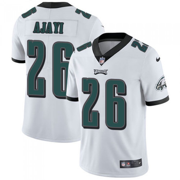 Kids Nike Eagles 26 Jay Ajayi White Stitched NFL Vapor Untouchable Limited Jersey