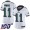 Nike Eagles #11 Carson Wentz White Women's Stitched NFL 100th Season Vapor Limited Jersey