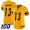 Nike Steelers #13 James Washington Gold Women's Stitched NFL Limited Inverted Legend 100th Season Jersey
