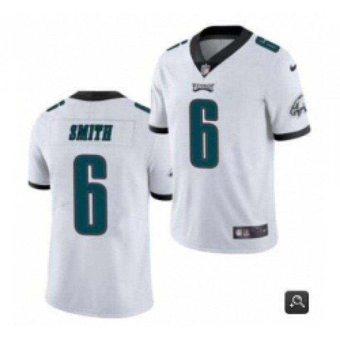 Men Philadelphia Eagles #6 DeVonta Smith 2021 NFL Draft White Vapor Untouchable Limited Stitched Jersey