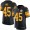 Men's Pittsburgh Steelers #45 Roosevelt Nix Black 2016 Color Rush Stitched NFL Nike Limited Jersey