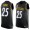Men's Pittsburgh Steelers #25 Artie Burns Black Hot Pressing Player Name & Number Nike NFL Tank Top Jersey