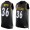 Men's Pittsburgh Steelers #36 Jerome Bettis Black Hot Pressing Player Name & Number Nike NFL Tank Top Jersey