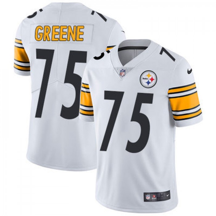 Youth Nike Steelers #75 Joe Greene White Stitched NFL Vapor Untouchable Limited Jersey