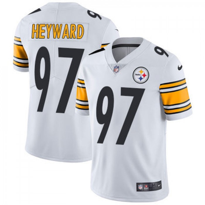 Youth Nike Steelers #97 Cameron Heyward White Stitched NFL Vapor Untouchable Limited Jersey