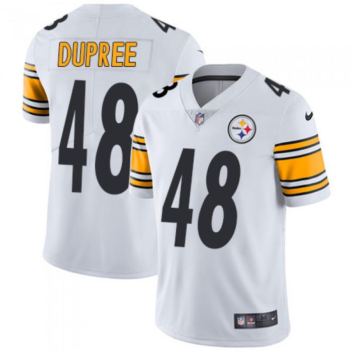 Nike Pittsburgh Steelers #48 Bud Dupree White Men's Stitched NFL Vapor Untouchable Limited Jersey