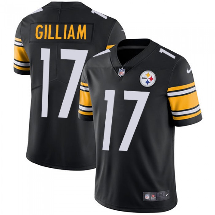 Nike Pittsburgh Steelers #17 Joe Gilliam Black Team Color Men's Stitched NFL Vapor Untouchable Limited Jersey