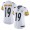 Women's Nike Steelers #19 JuJu Smith-Schuster White Stitched NFL Vapor Untouchable Limited Jersey