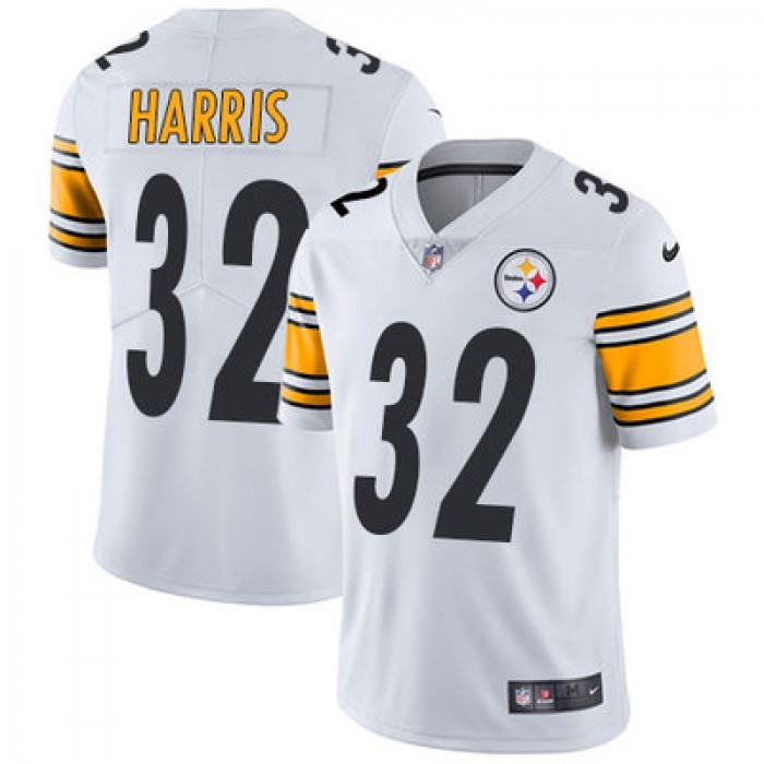 Men's Nike Pittsburgh Steelers #32 Franco Harris White Stitched NFL Vapor Untouchable Limited Jersey