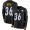 Nike Steelers 36 Jerome Bettis Black Team Color Men's Stitched NFL Limited Therma Long Sleeve Jersey