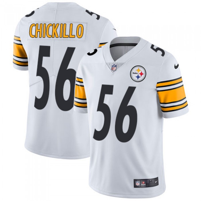 Men's Pittsburgh Steelers #56 Anthony Chickillo White Nike NFL Alternate Vapor Untouchable Limited Jersey