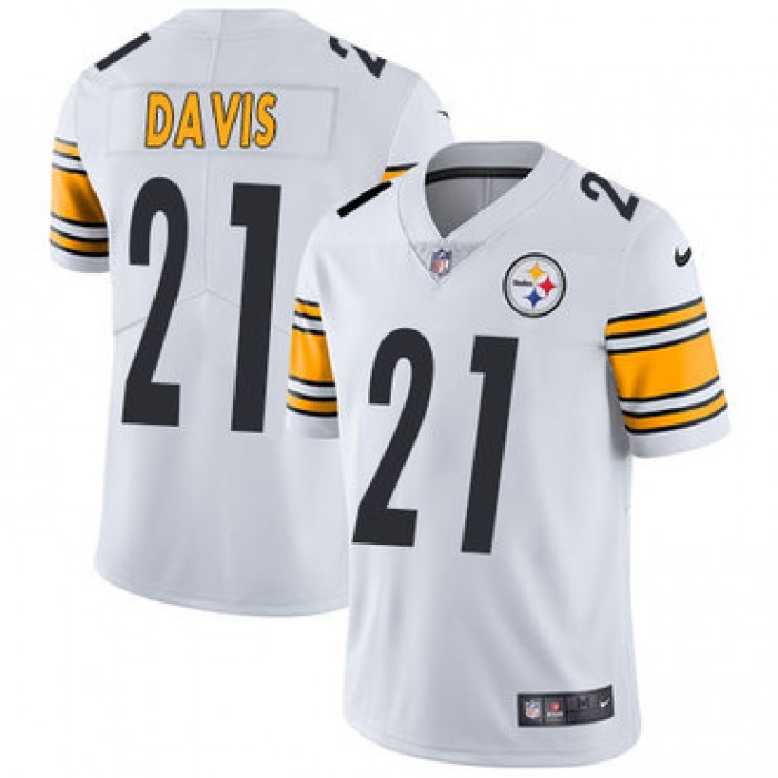 Nike Steelers #21 Sean Davis White Youth Stitched NFL Vapor Untouchable Limited Jersey