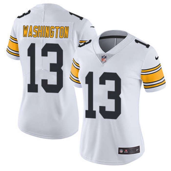 Nike Pittsburgh Steelers #13 James Washington White Women's Stitched NFL Vapor Untouchable Limited Jersey