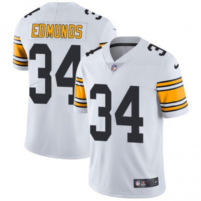 Nike Steelers #34 Terrell Edmunds White Youth Stitched NFL Vapor Untouchable Limited Jersey