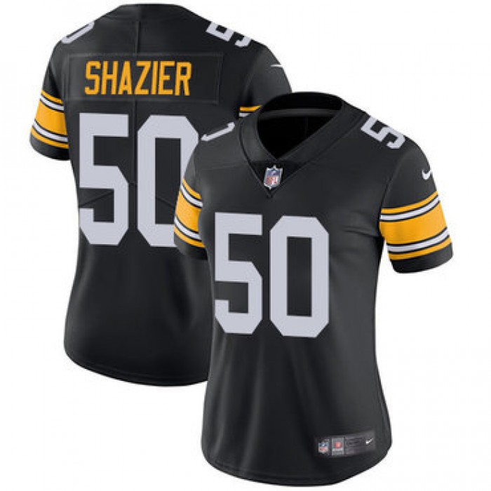 Nike Pittsburgh Steelers #50 Ryan Shazier Black Alternate Women's Stitched NFL Vapor Untouchable Limited Jersey