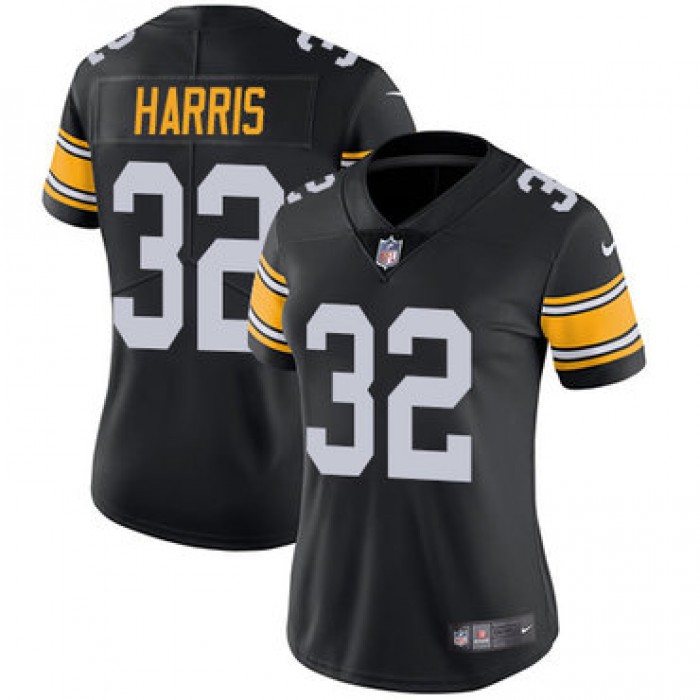 Nike Pittsburgh Steelers #32 Franco Harris Black Alternate Women's Stitched NFL Vapor Untouchable Limited Jersey