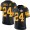 Steelers #24 Benny Snell Jr. Black Youth Stitched Football Limited Rush Jersey