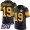 Steelers #19 JuJu Smith-Schuster Black Men's Stitched Football Limited Rush 100th Season Jersey