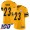 Nike Steelers #23 Joe Haden Gold Men's Stitched NFL Limited Inverted Legend 100th Season Jersey