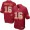 Nike 49ers #16 Joe Montana Red Team Color Men's Stitched NFL Limited Strobe Jersey
