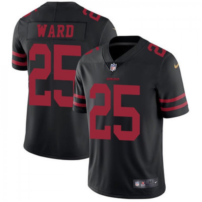 Nike San Francisco 49ers #25 Jimmie Ward Black Alternate Men's Stitched NFL Vapor Untouchable Limited Jersey