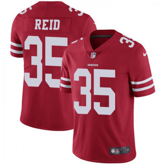 Nike San Francisco 49ers #35 Eric Reid Red Team Color Men's Stitched NFL Vapor Untouchable Limited Jersey
