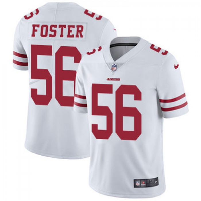Nike San Francisco 49ers #56 Reuben Foster White Men's Stitched NFL Vapor Untouchable Limited Jersey