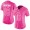 Nike 49ers #16 Joe Montana Pink Women's Stitched NFL Limited Rush Fashion Jersey