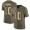 Nike 49ers #10 Jimmy Garoppolo Olive Gold Youth Stitched NFL Limited 2017 Salute to Service Jersey