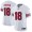 Nike 49ers #18 Dante Pettis White Rush Men's Stitched NFL Vapor Untouchable Limited Jersey