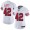Women's Nike San Francisco 49ers #42 Ronnie Lott White Rush Stitched NFL Vapor Untouchable Limited Jersey