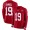 49ers #19 Deebo Samuel Red Team Color Men's Stitched Football Limited Therma Long Sleeve Jersey