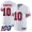 49ers #10 Jimmy Garoppolo White Rush Men's Stitched Football Limited 100th Season Jersey
