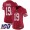 Nike 49ers #19 Deebo Samuel Red Team Color Women's Stitched NFL 100th Season Vapor Limited Jersey