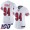Nike 49ers #94 Solomon Thomas White Rush Women's Stitched NFL Limited 100th Season Jersey