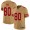Nike 49ers #80 Jerry Rice Gold Men's Stitched NFL Limited Inverted Legend Jersey