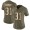Nike 49ers #31 Raheem Mostert Olive Gold Women's Stitched NFL Limited 2017 Salute To Service Jersey