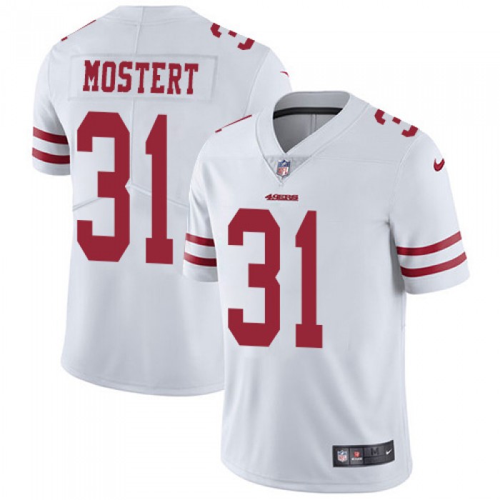 Nike 49ers #31 Raheem Mostert White Youth Stitched NFL Vapor Untouchable Limited Jersey