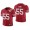 Men's San Francisco 49ers #55 Dee Ford Red 75th Anniversary Patch 2021 Vapor Untouchable Stitched Nike Limited Jersey