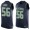 Men's Seattle Seahawks #56 Cliff Avril Navy Blue Hot Pressing Player Name & Number Nike NFL Tank Top Jersey
