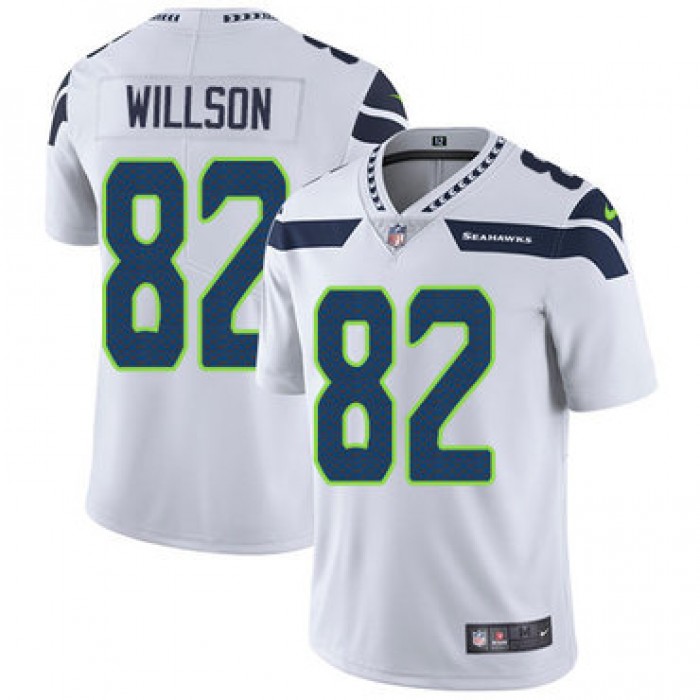 Nike Seattle Seahawks #82 Luke Willson White Men's Stitched NFL Vapor Untouchable Limited Jersey