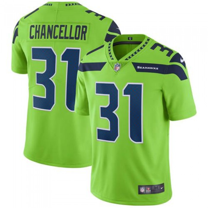 Nike Seattle Seahawks #31 Kam Chancellor Green Men's Stitched NFL Limited Rush Jersey