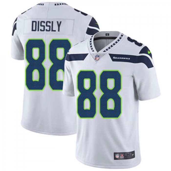 Nike Seattle Seahawks #88 Will Dissly White Men's Stitched NFL Vapor Untouchable Limited Jersey